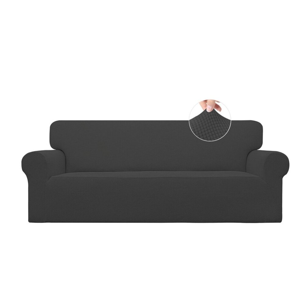 NEW - Easy-Going Stretch Sofa Slipcover in Gray